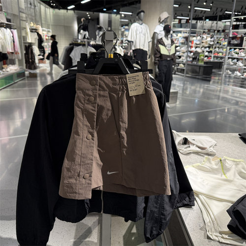 NIKE耐克短裤女2025年夏季梭织透气半身裤裙 HM6980-010-100-214