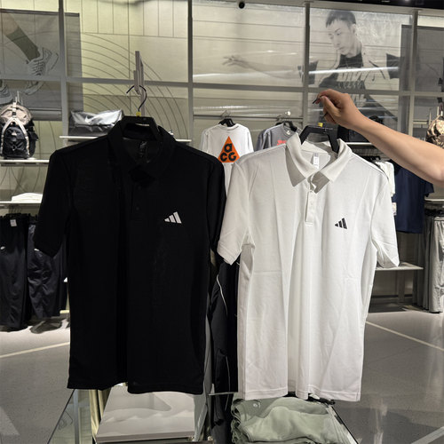 阿迪达斯短袖男POLO衫运动服