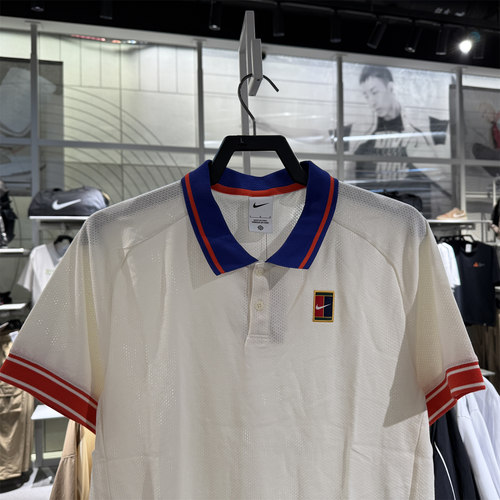 Nike耐克澳网网球服男子网球服POLO衫运动短袖网球训练T恤 FQ2102