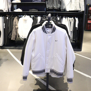 010 030 专柜正品 NIKE耐克男子休闲运动羊毛棒球服夹克外套DQ5011