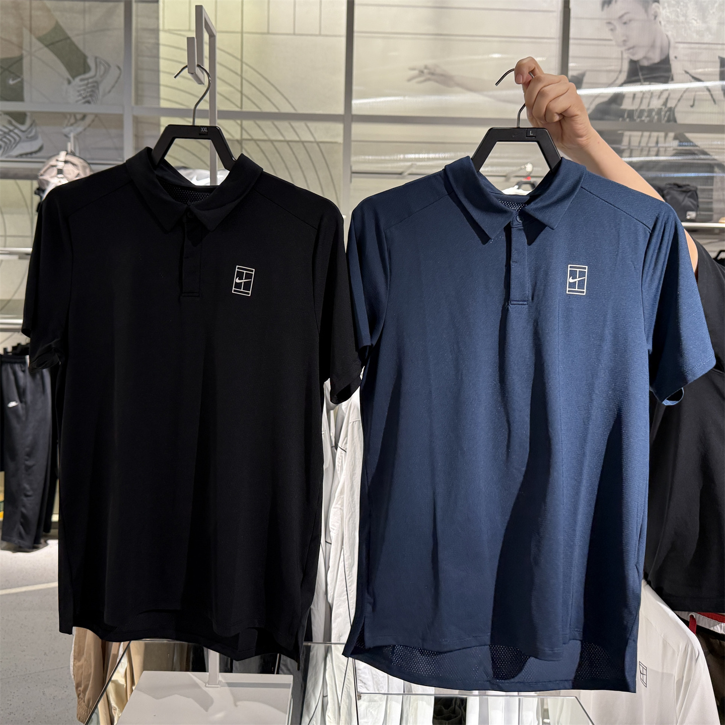 正品nike耐克男T恤2025夏速干透气网球运动短袖翻领POLO衫FZ6908