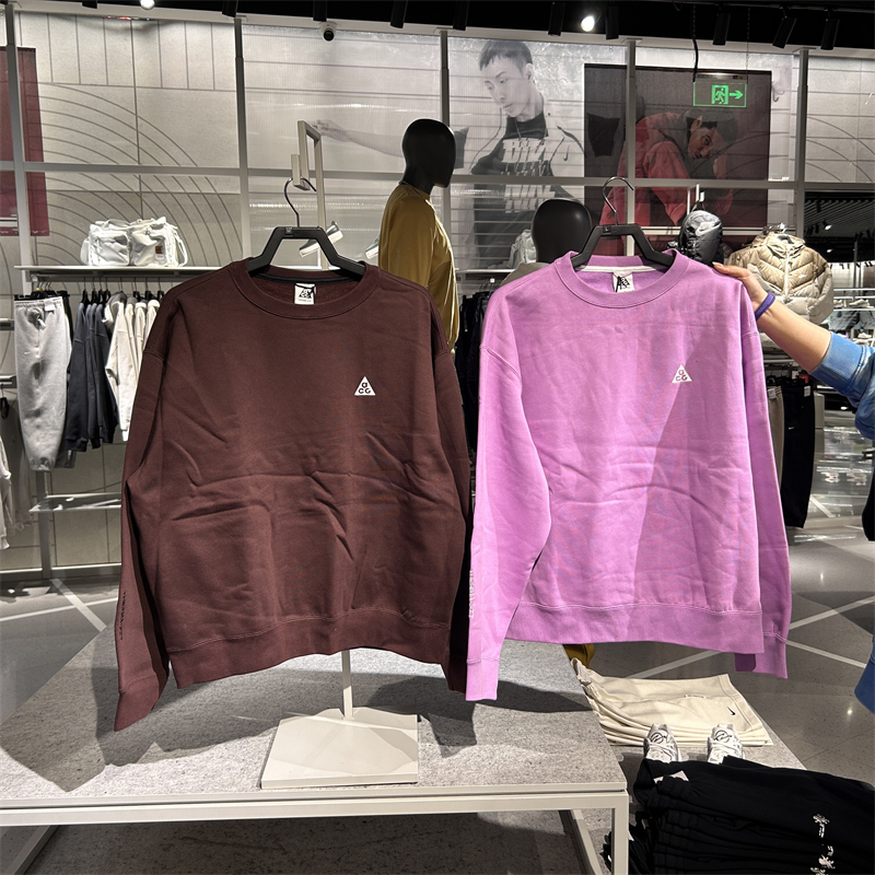 ACG户外休闲圆领套头衫卫衣外套