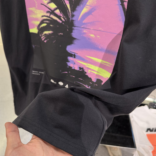 NIKE耐克2026新品男子图案印花圆领纯棉运动休闲短袖T恤 IH1372