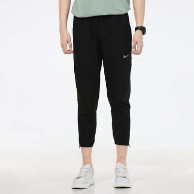耐克NIKE男子跑步训练透气梭织小脚休闲运动中长裤DD4895-010 084