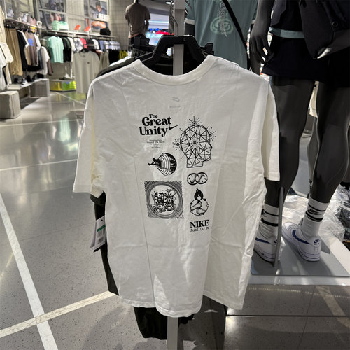 NIKE OUTLETS Sportswear耐克高质感后背创意印花短袖 T恤DM7899