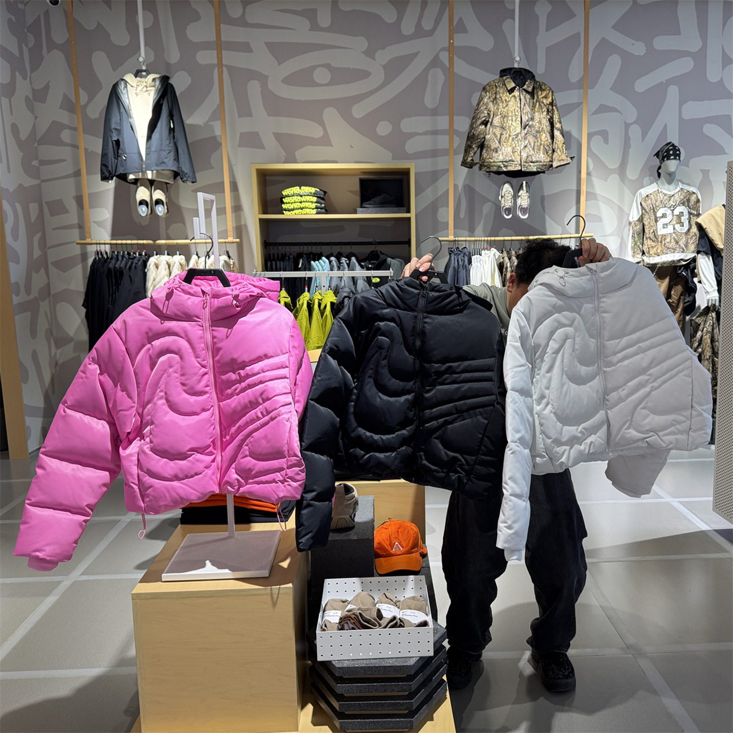 正品耐克羽绒服女2025秋冬季新款防风加厚保暖运动外套IB2006