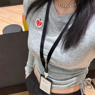 Nike/耐克 正品女子抽绳收腰瑜伽健身运动长袖休闲T恤上衣 HV8728