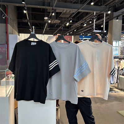 三叶草男女情侣圆领短袖T恤