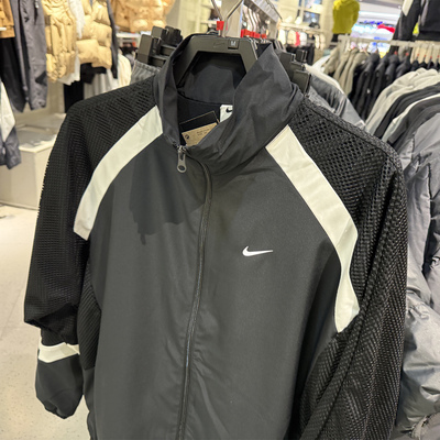 nike耐克男子STRTFV运动休闲拼接撞色宽松夹克外套锐力HV3364-010