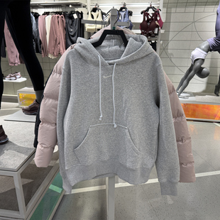 针织休闲卫衣 春季 HF6840 耐克NIKE女子PHOENIX加绒套头连帽衫 正品