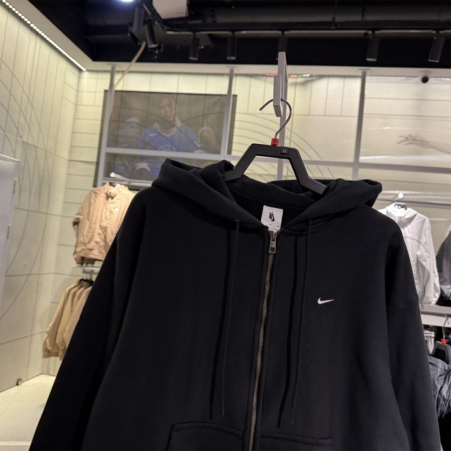 Nike耐克Solo男子重磅针织连帽衫双头拉链外套HV1085-010/063/364