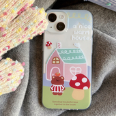 ins风可爱柿子小熊适用于iPhone15 12MINI透明 14PLUS 17PROMAX 16PRO苹果如意手机壳13