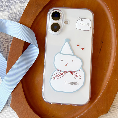 艺术雪人适用于苹果3件包邮