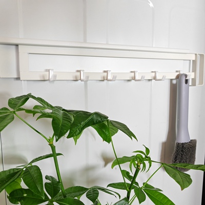 可伸缩缝隙冰箱磁吸挂钩