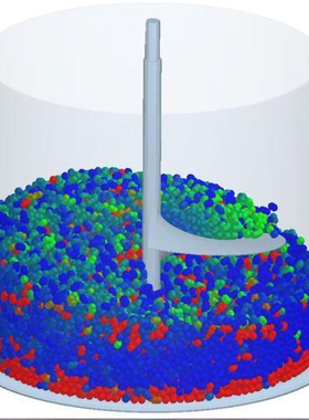 EDEM基于离散元法DEM仿真流动碰撞磨损‌土木环境工程分析帮代做