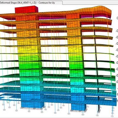 SAP2000/ETABS/PKPM/3D3S/MIDAS/ANSYS盈建科/有限元结构分析代做