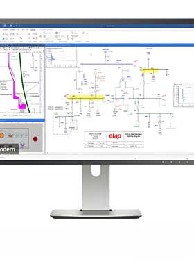 etap潮流计算短路计算稳定计算电力系统建模计算设计仿真分析代做