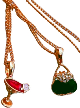 国内现货大阪环球影城限定金属组合项链