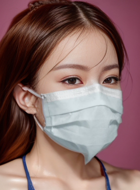 双铝条美国crosstex口罩男女高颜值透气不勒halyard鸭嘴N95防护