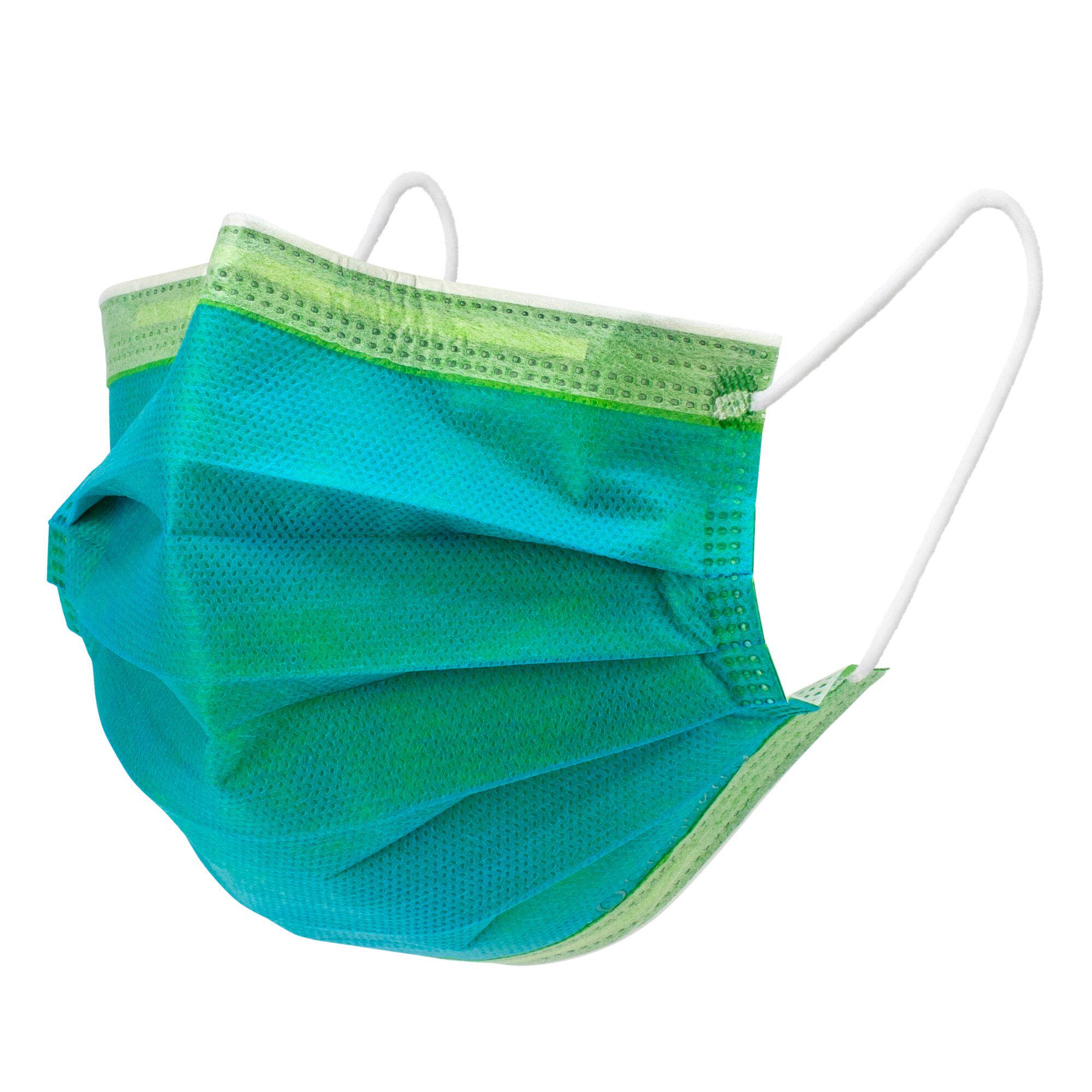 美国进口cranberry高颜值口罩双铝条四层洋气彩虹防雾医面罩同n95