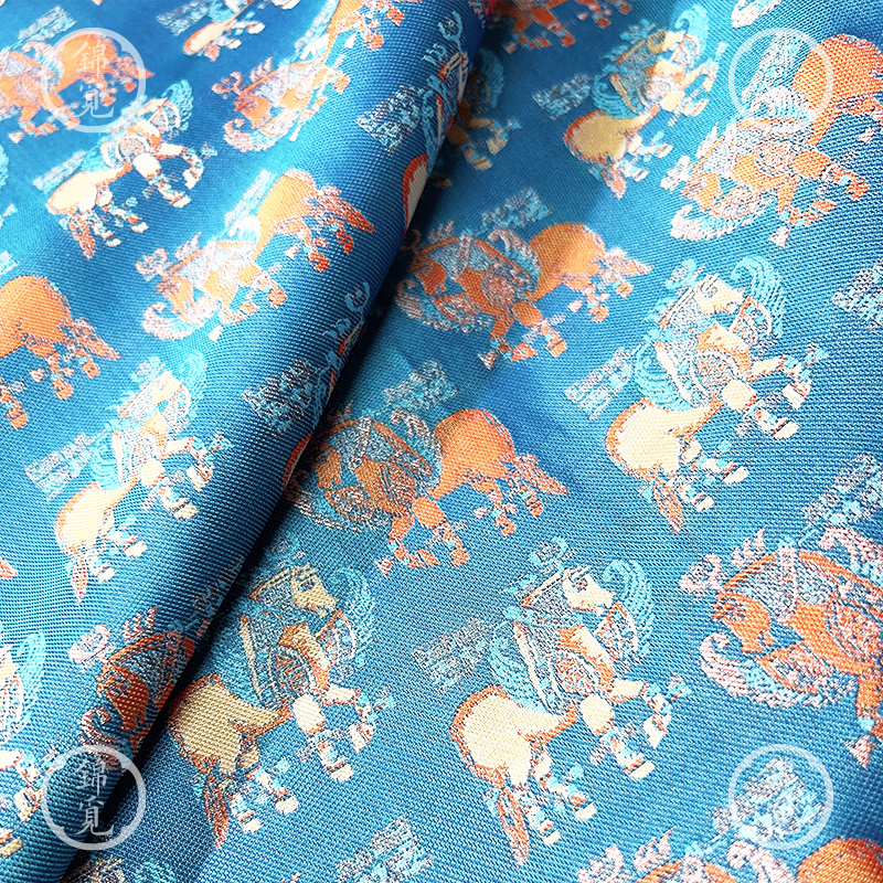 汉服马面裙外套马甲织锦提花面料