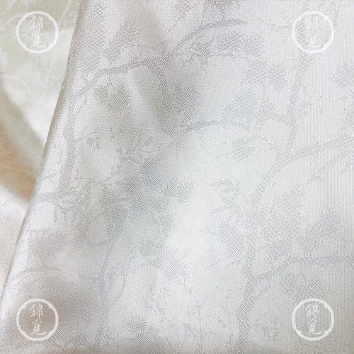 织锦缎提花汉服面料中国风