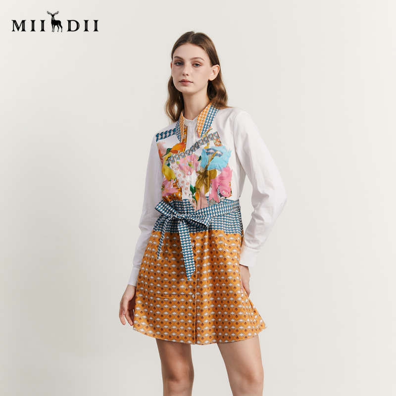 廓形包容性强，纯棉材质，原创印花