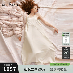 谜底背心式 新品 文艺复古不规则长裙无袖 244GL1693 连衣裙冬季