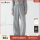 休闲裤 谜底阔腿裤 女25春BOXYFIT运动休闲风百搭特色卫裤 251MK0011