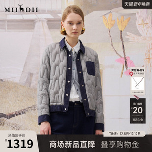 谜底两面穿羽绒服2025冬季 百搭双色超柔超轻蓬松女254MY1461 新品