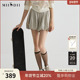 谜底短裤 252MK0599 百搭日常青春活力宽松H型短裤 女2025夏季 新品