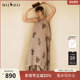 谜底连衣裙无袖 女2025夏新品 复古风度假宽松印花吊带裙252ML0559