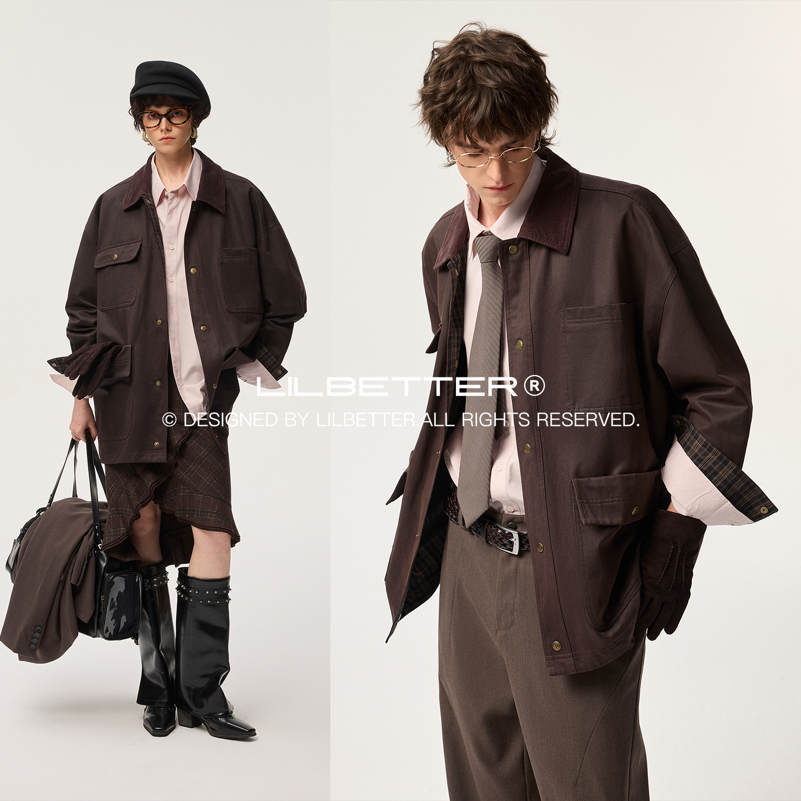 Lilbetter做旧水洗夹克