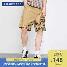 Lilbetter男士裤子2020新款五分裤短款休闲裤潮牌潮流夏季短裤男