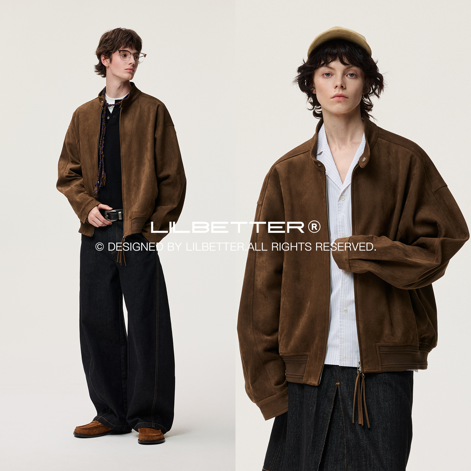 Lilbetter半高领宽松夹克