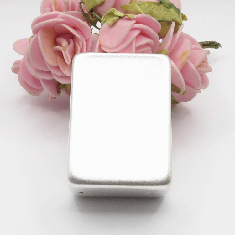 S999纯银硬银足银银方块个性定制激光刻字刻图片刻麻将子摆件把件