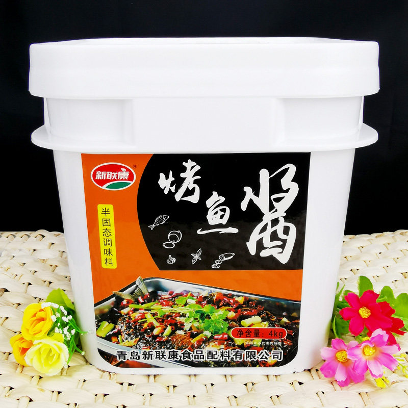 新联康烤鱼酱用万州烤鱼麻辣鱼石锅鱼火锅底料4kg各种麻辣包邮,粮油调味/速食/干货/烘焙,酱类调料,淘宝优惠券,粉丝福利购,淘宝优惠卷