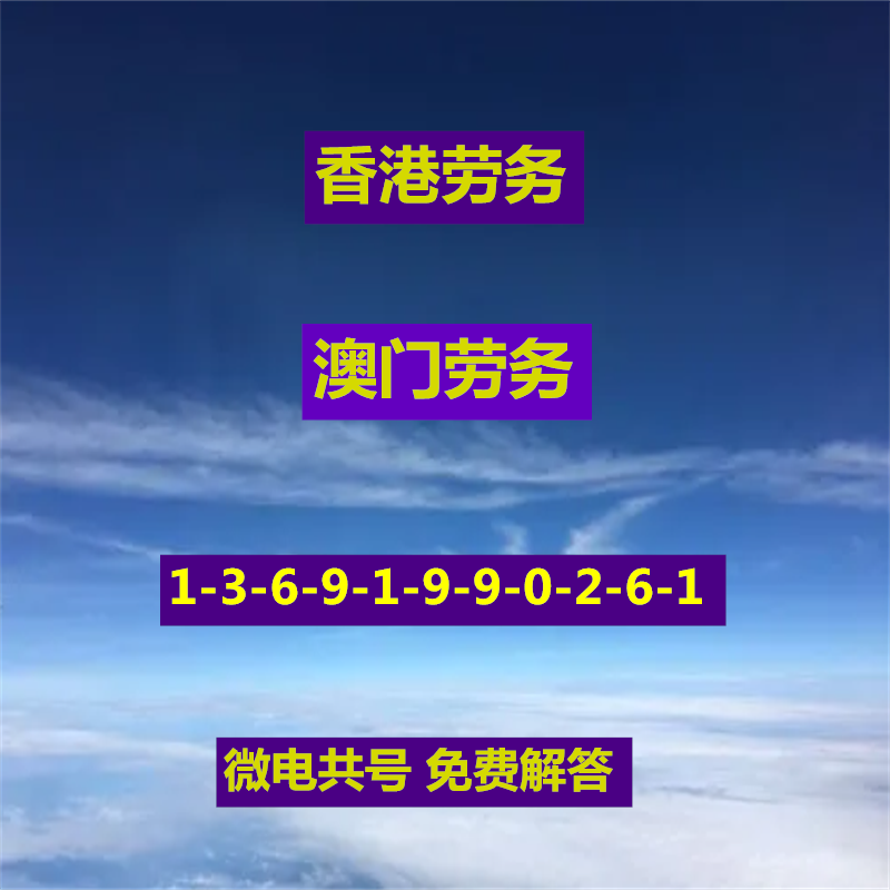 大陆赴香港澳门打工香港补充劳工优化计划香港输入外来劳工计划 收纳整理 卡套 原图主图