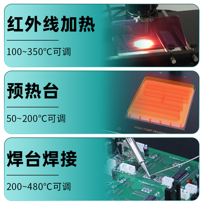 谊华YIHUA-1000A红外线BGA拆焊台BGA返修台烙铁