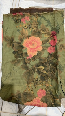 香云纱布料面料 40姆米真丝绢纺香云纱 顺德莨绸模2.95米