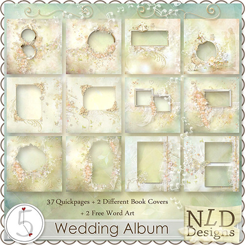 {png psd} 唯美婚庆婚礼素雅花朵边框相框scrapbook剪贴素材 50p