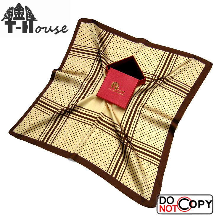 圆点男士精致礼盒小方巾