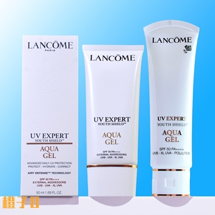 兰蔻清透水漾防晒乳隔离露50ml 清爽型不油腻SPF50空气感UV小白管