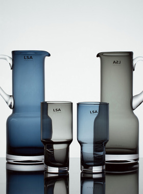 英国进口 LSA 玻璃冷水杯 水瓶 家用杯子 渐变色烈酒杯 果汁杯