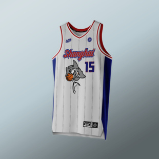斗者篮球服上海队男篮街球训练队服SD篮球运动篮球衣定制背心姚明