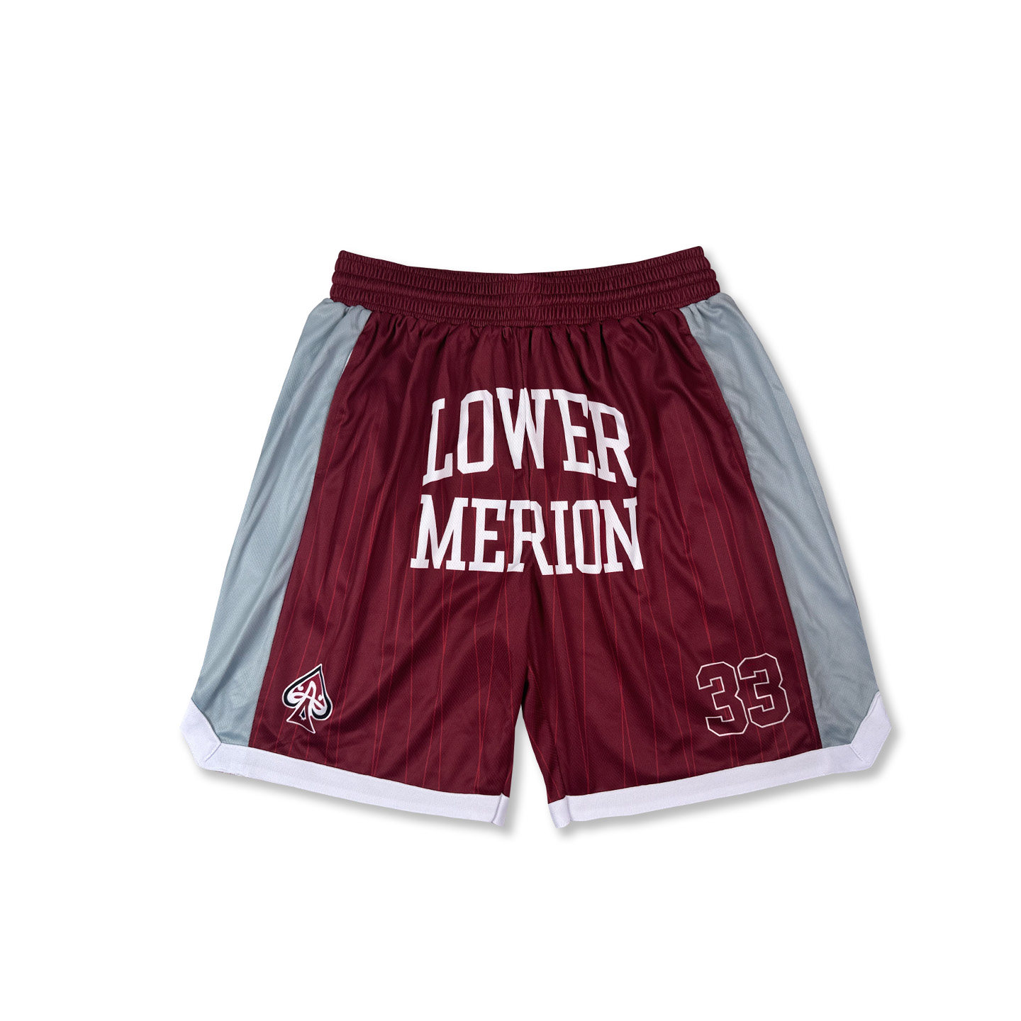 斗者LOWER MERION科比高中队球服队服短裤篮球裤比赛篮球运动裤