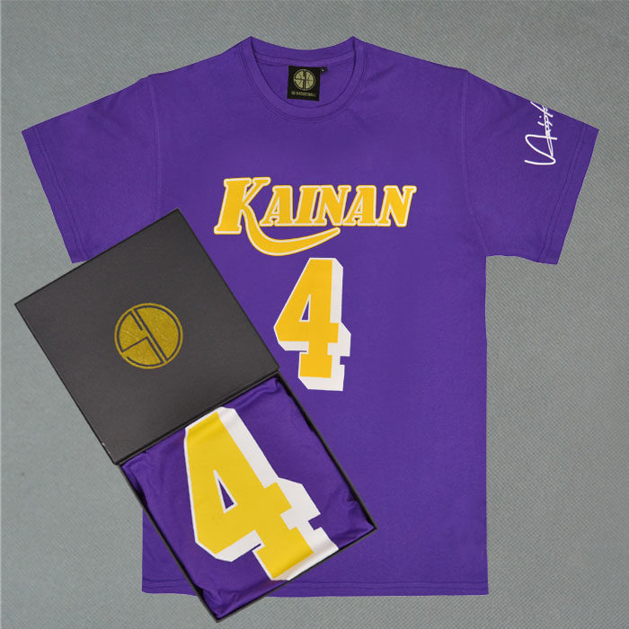 SD斗者篮球运动队服海南4号牧绅一棉质圆领短袖T恤班服定制t