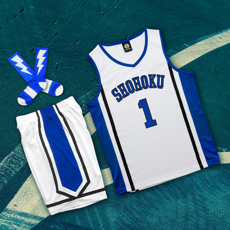 比赛服diy湘北队街球男女篮球服套装篮球衣训练服球队服订做定制