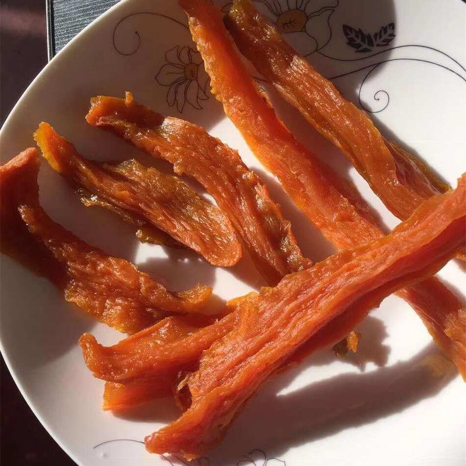 行唐红薯干蒸熟去皮自然风干地瓜条不加糖山芋条番薯干红苕干