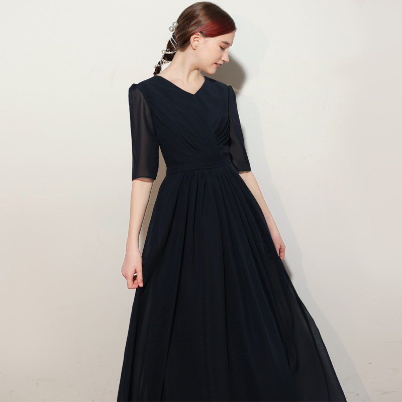 女大童小提琴音乐会演奏乐团指挥晚礼服高端气质主持人钢琴演出服